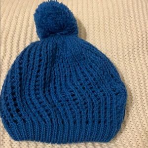 Blue beanie